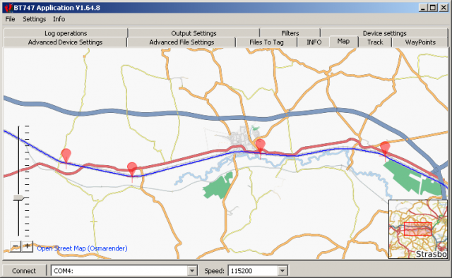 BT747 V1.64.8 Map